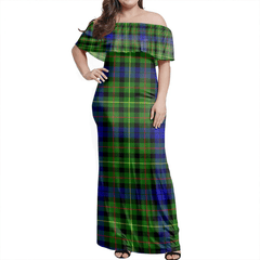 Clan Rollo Modern Tartan Hawaii Dress BY27 Clan Rollo Tartan Hawaii Dress   