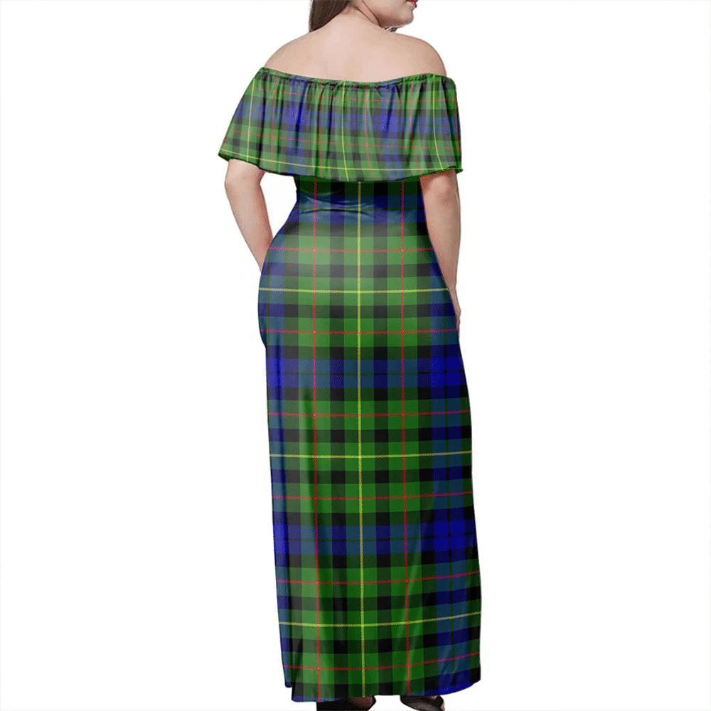 Clan Rollo Modern Tartan Hawaii Dress BY27 Clan Rollo Tartan Hawaii Dress   