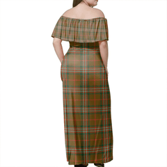 Clan Scott Brown Modern Tartan Hawaii Dress VF55 Clan Scott (Scott Tartan) Tartan Hawaii Dress   