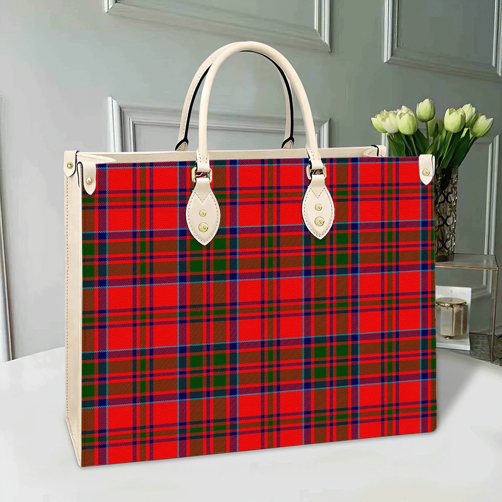 Clan MacKillop Tartan Leather Bag WT38 Clan MacKillop Tartan Today   