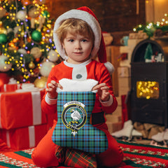 Clan Campbell of Cawdor Ancient Tartan Crest Christmas Stocking OO31 Campbell of Cawdor Ancient Tartan Tartan Stocking   