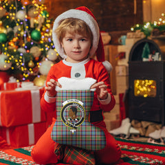 Clan Stirling (of Keir) Tartan Crest Christmas Stocking WC30 Stirling (of Keir) Tartan Tartan Stocking   