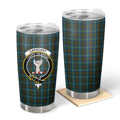 Clan Cathcart Tartan Crest Tumbler UP85 Clan Cathcart Tartan Today   