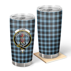 Clan Clark Ancient Tartan Crest Tumbler FF23 Clan Clark Tartan Today   