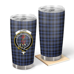 Clan Clark Modern Tartan Crest Tumbler ZN90 Clan Clark Tartan Today   