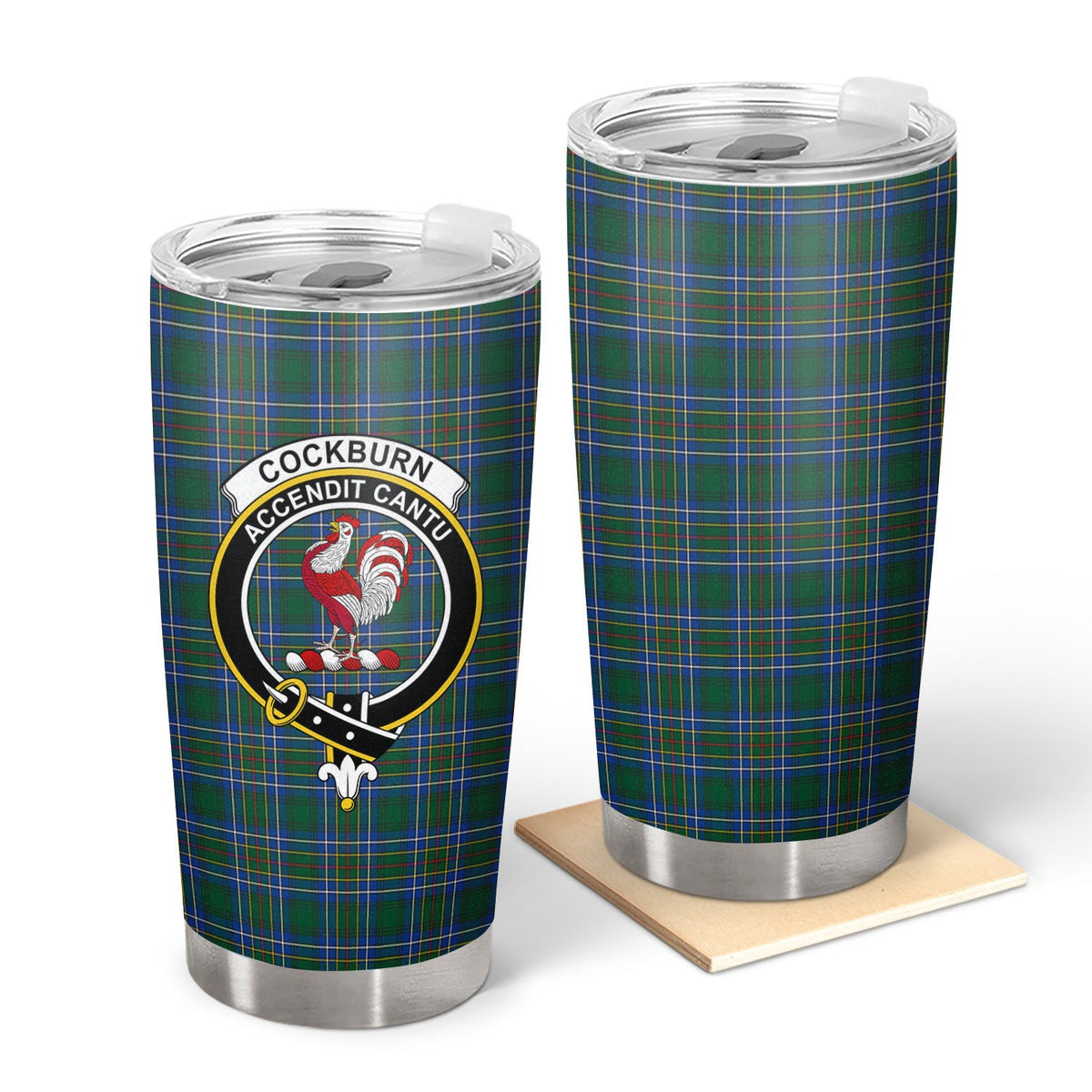 Clan Cockburn Ancient Tartan Crest Tumbler HZ17 Clan Cockburn Tartan Today   