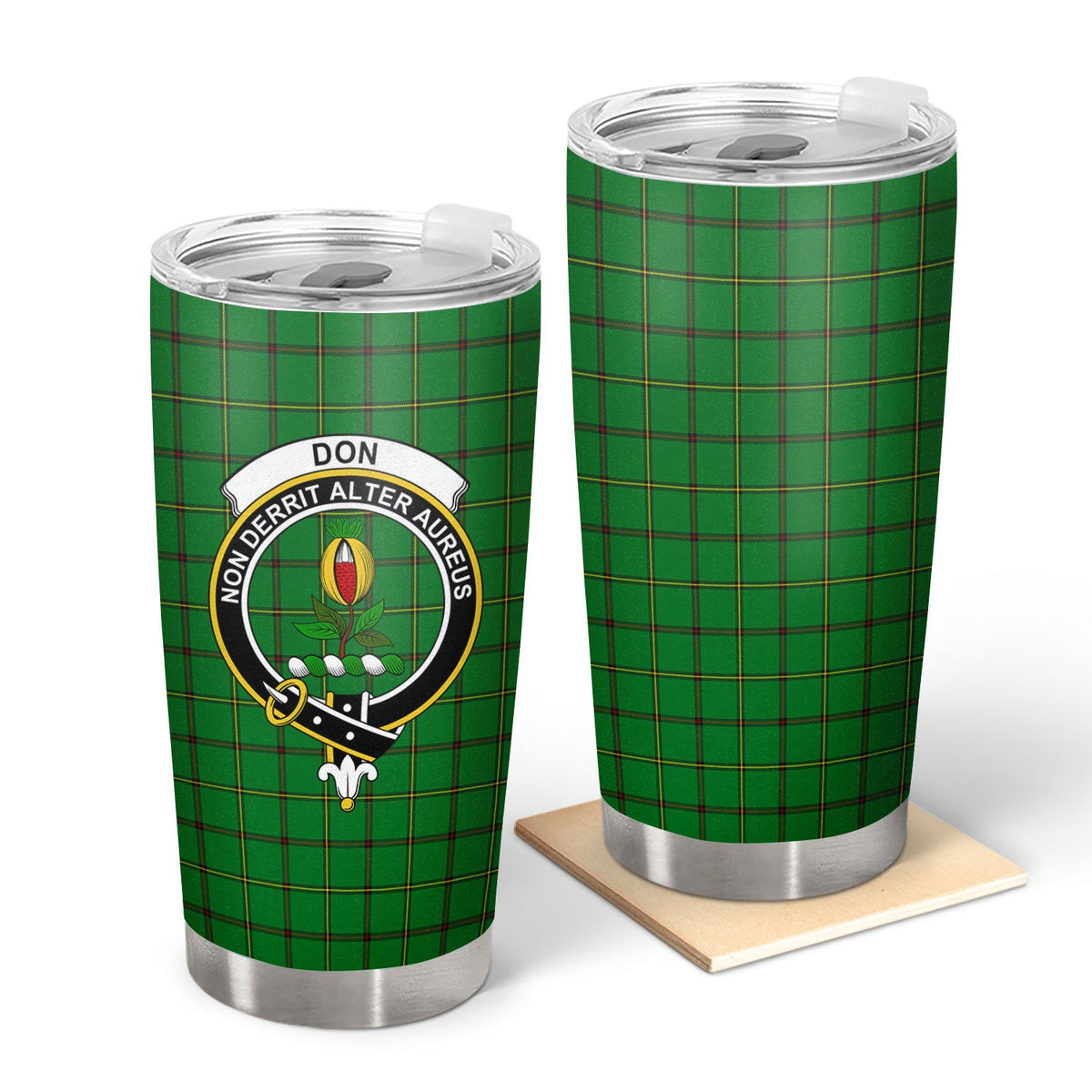 Clan Don Tartan Crest Tumbler JG58 Clan Don Tartan Today   