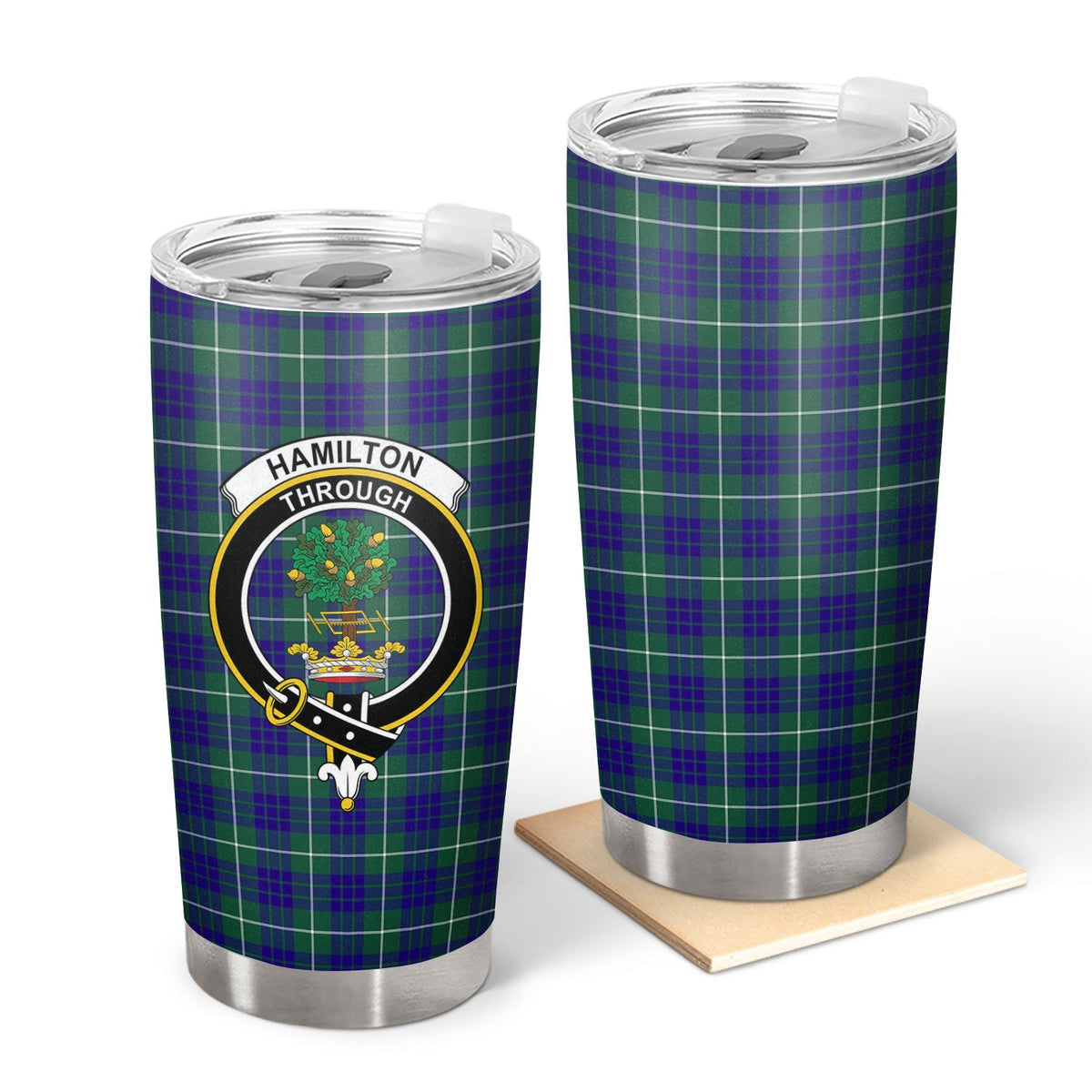 Clan Hamilton Hunting Modern Tartan Crest Tumbler YA20 Clan Hamilton Tartan Today   