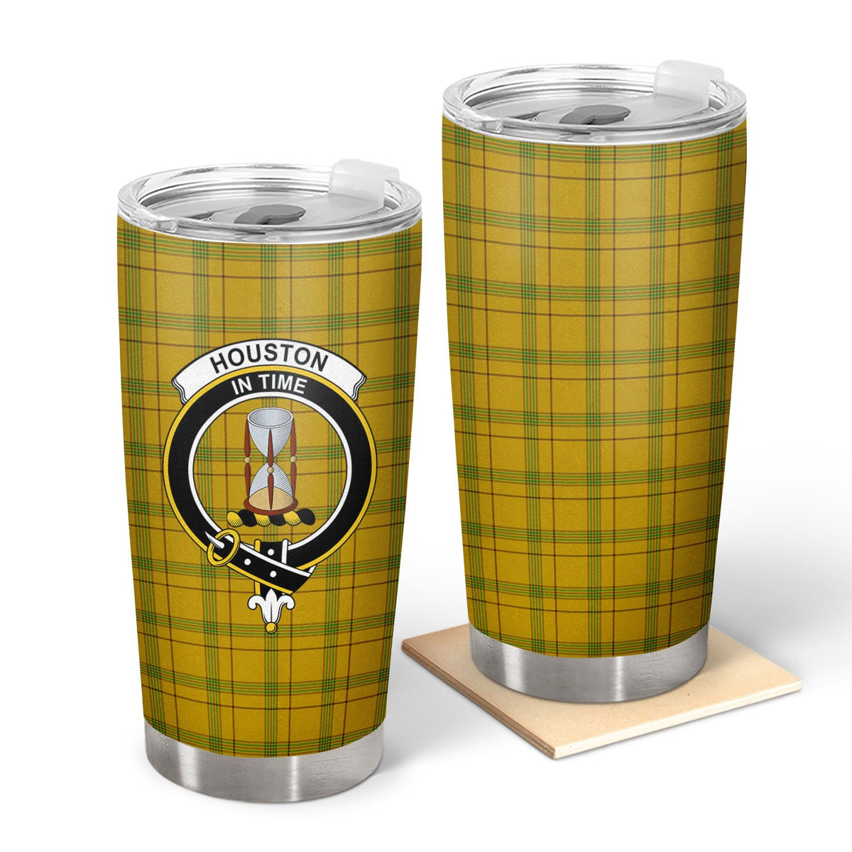 Clan Houston Tartan Crest Tumbler OC58 Clan Houston Tartan Today   