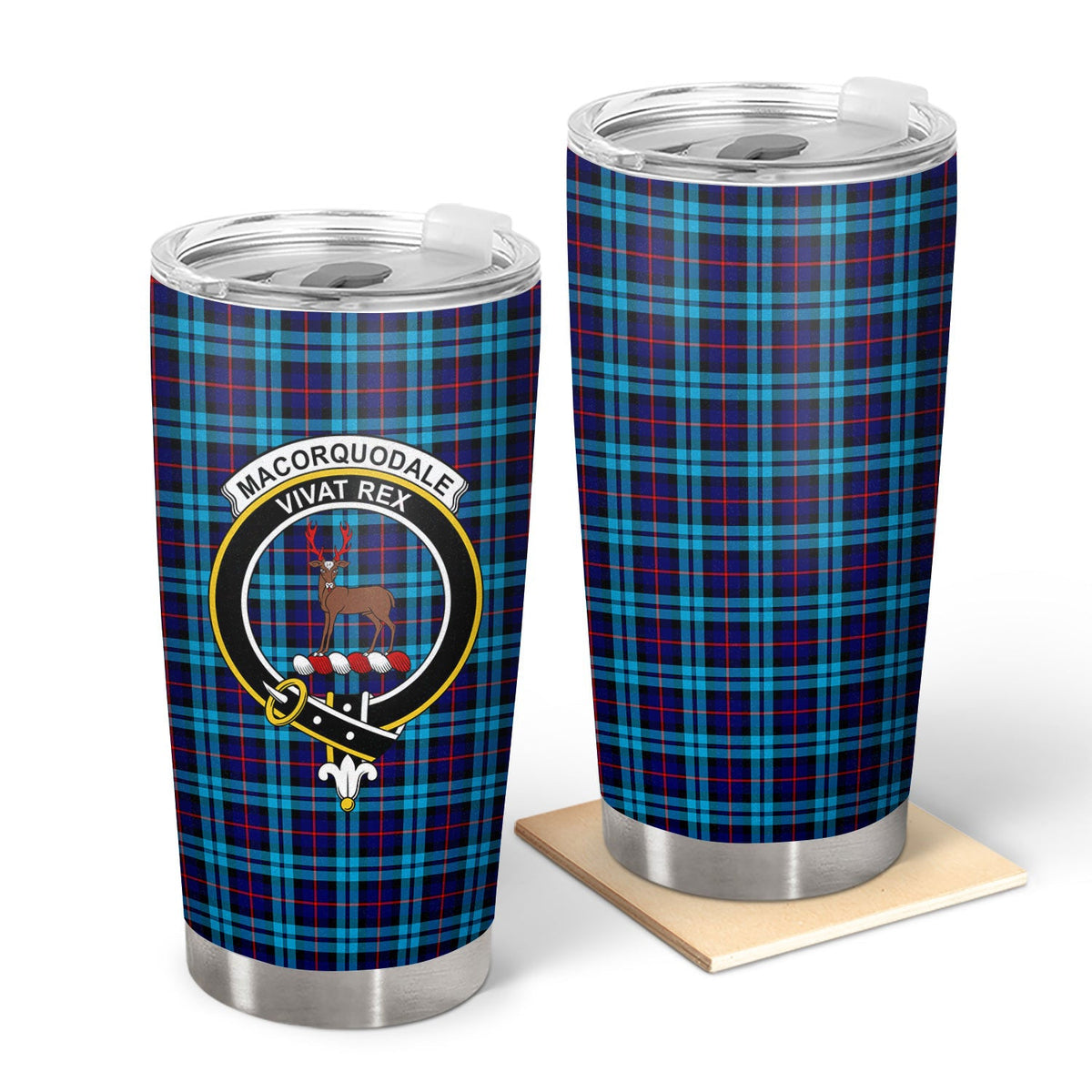 Clan MacCorquodale Tartan Crest Tumbler BN91 Clan MacCorquodale Tartan Today   