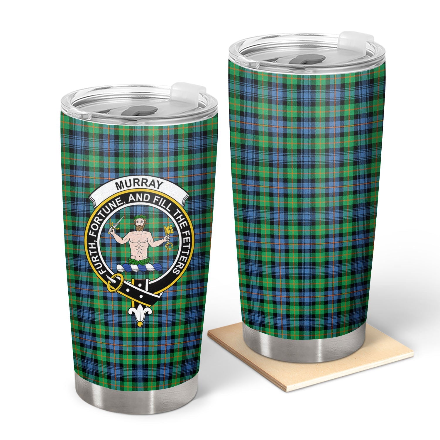 Clan Murray of Atholl Ancient Tartan Crest Tumbler KH96 Clan Murray Tartan Today   