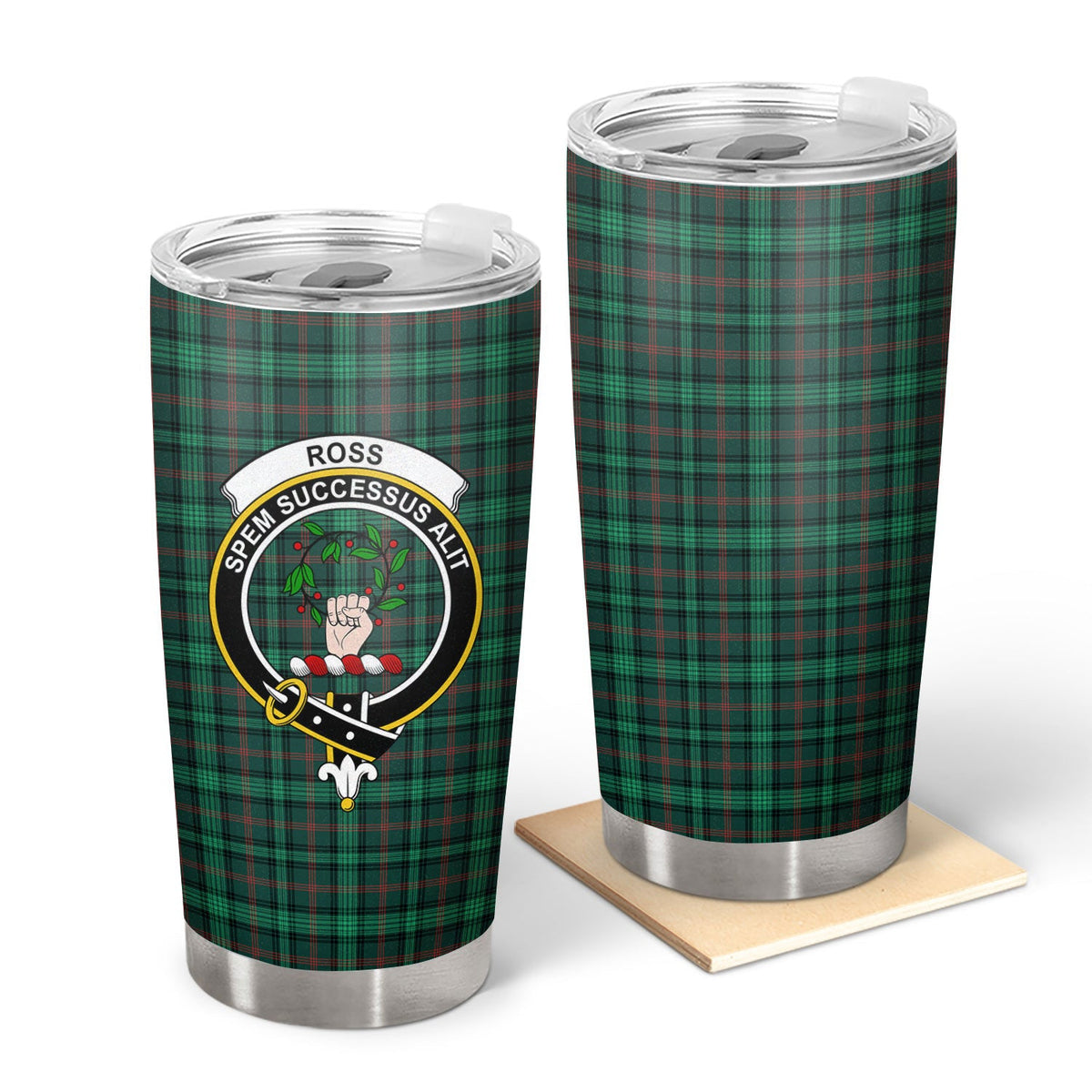 Clan Ross Hunting Modern Tartan Crest Tumbler TM78 Clan Ross Tartan Today   