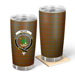 Clan Seton Hunting Modern Tartan Crest Tumbler WG88 Clan Seton Tartan Today   