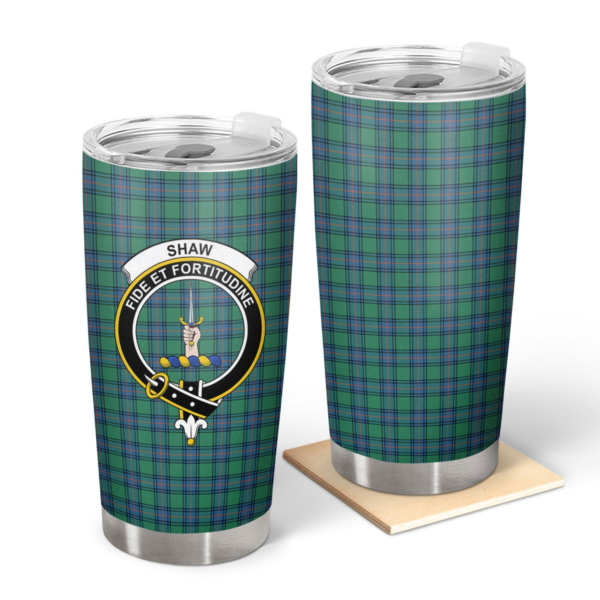 Clan Shaw Ancient Tartan Crest Tumbler NK79 Clan Shaw Tartan Today   