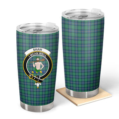 Clan Shaw (of Sauchie) Ancient Tartan Crest Tumbler FM90 Clan Shaw Tartan Today   