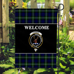 Clan Clan Forbes Tartan Crest Black Garden Flag CV13 Clan Forbes Tartan Today   