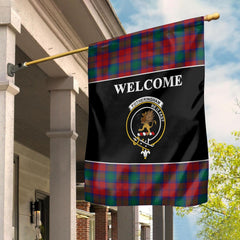 Clan Fotheringham Tartan Crest Black Garden Flag MZ11 Clan Fotheringham Tartan Today   