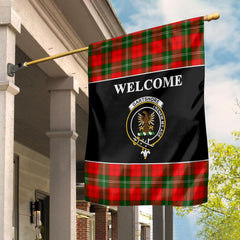 Clan Gartshore Tartan Crest Black Garden Flag LI92 Clan Gartshore Tartan Today   