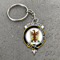 Clan Gartshore Tartan Crest Keychain XR82 Clan Gartshore Tartan Today   