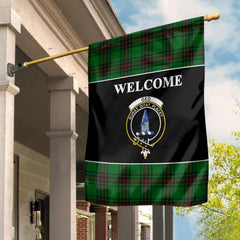 Clan Ged Tartan Crest Black Garden Flag QR91 Clan Ged Tartan Today   