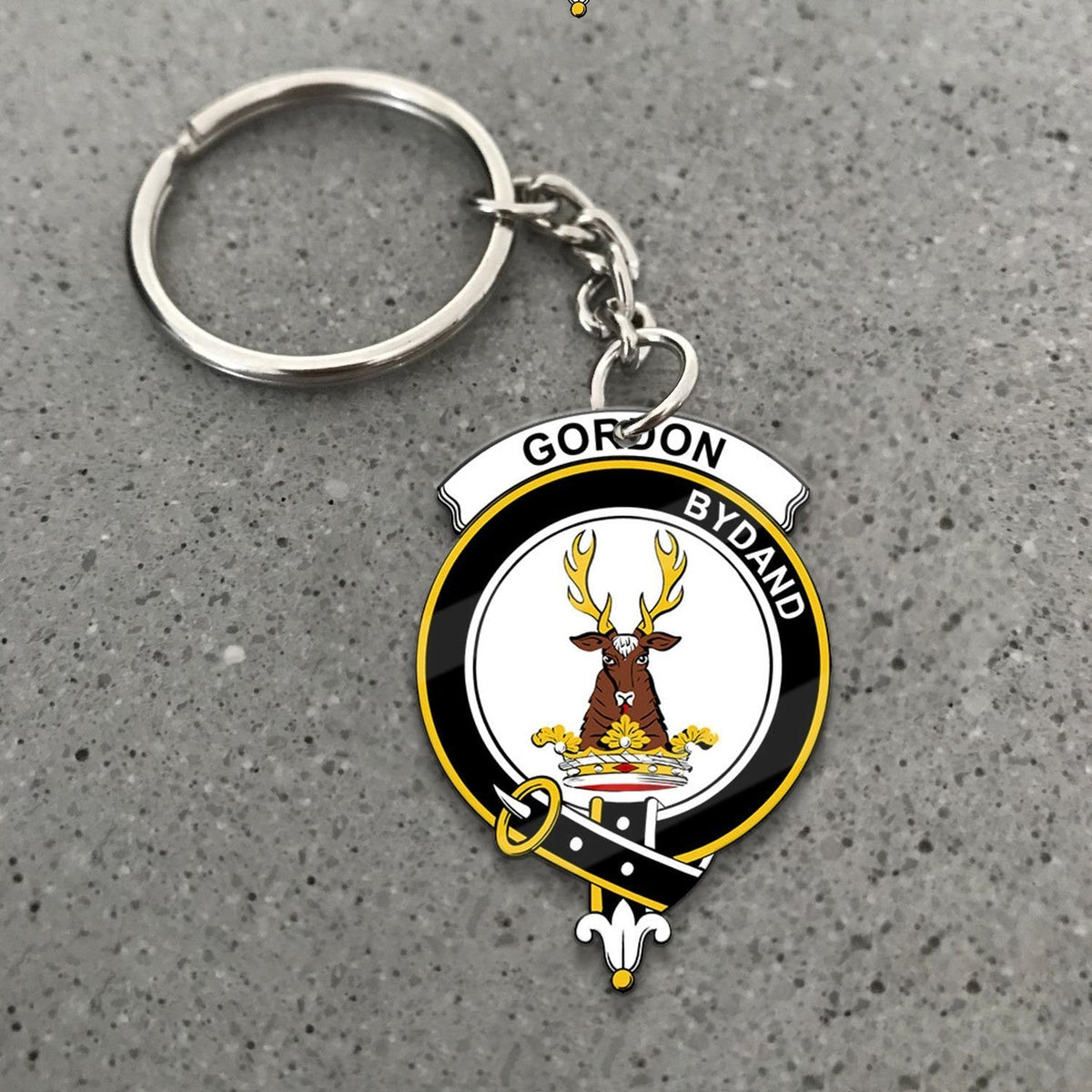 Clan Gordon Tartan Crest Keychain EA20 Clan Gordon Tartan Today   