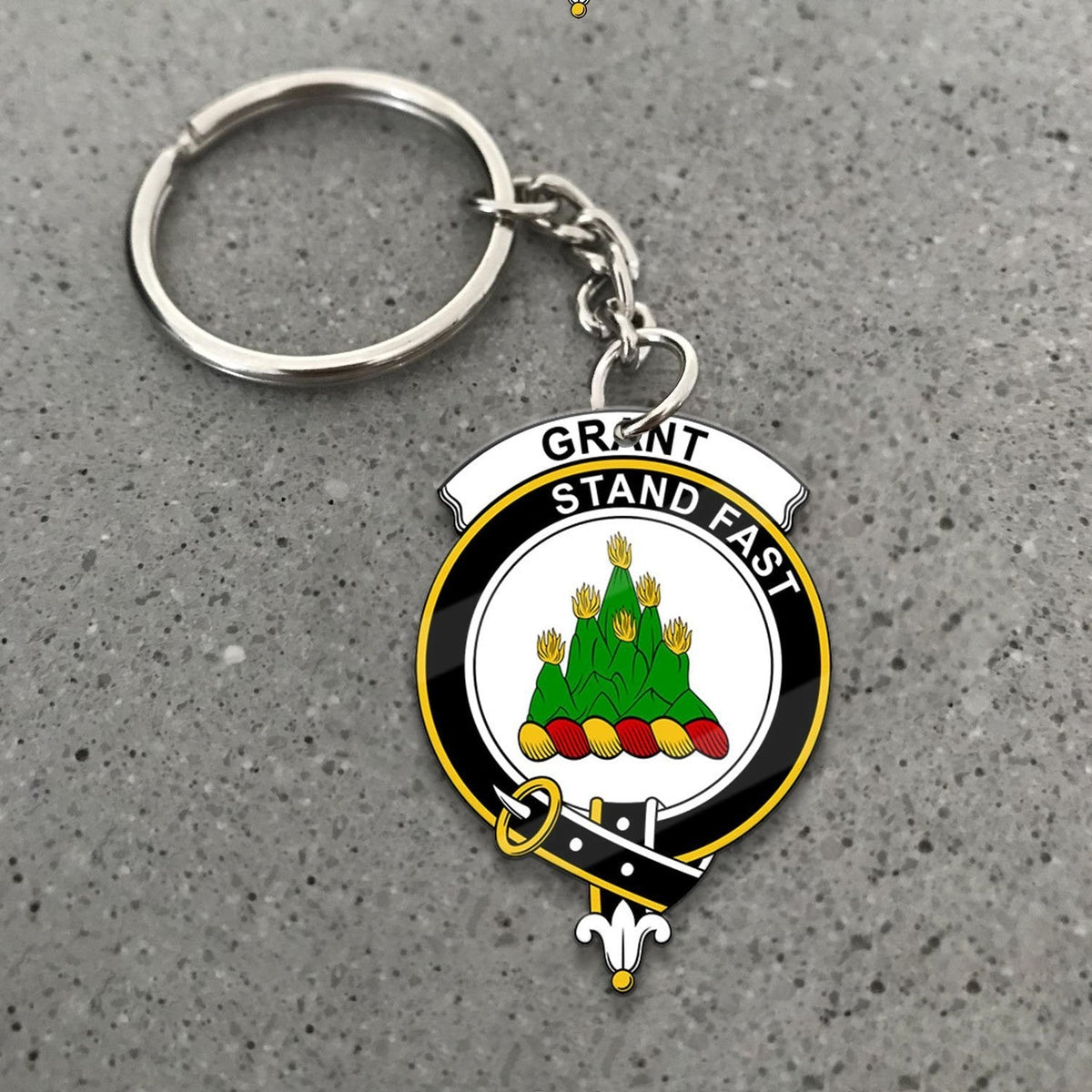 Clan Grant Tartan Crest Keychain XH77 Clan Grant Tartan Today   