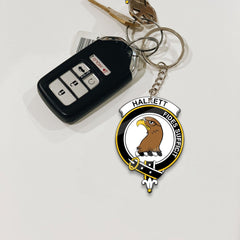 Clan Halkett Tartan Crest Keychain FS66 Clan Halkett Tartan Today   