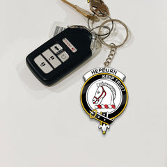 Clan Hepburn Tartan Crest Keychain YH48 Clan Hepburn Tartan Today   