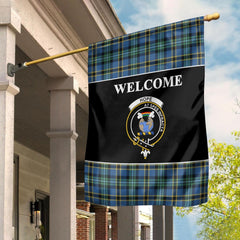 Clan Hope Tartan Crest Black Garden Flag CC53 Clan Hope Tartan Today   