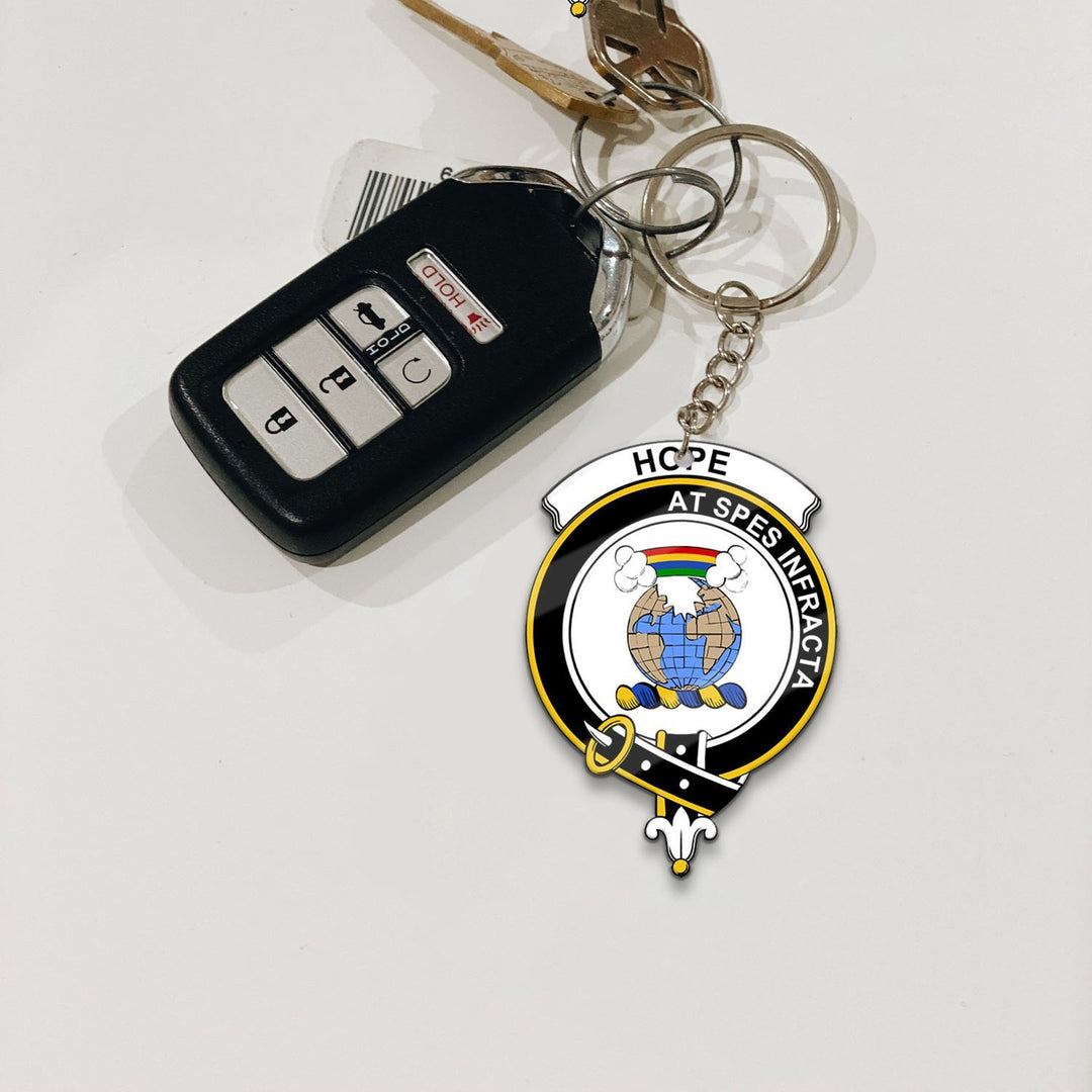 Clan Hope Tartan Crest Keychain RM70 Clan Hope Tartan Today   