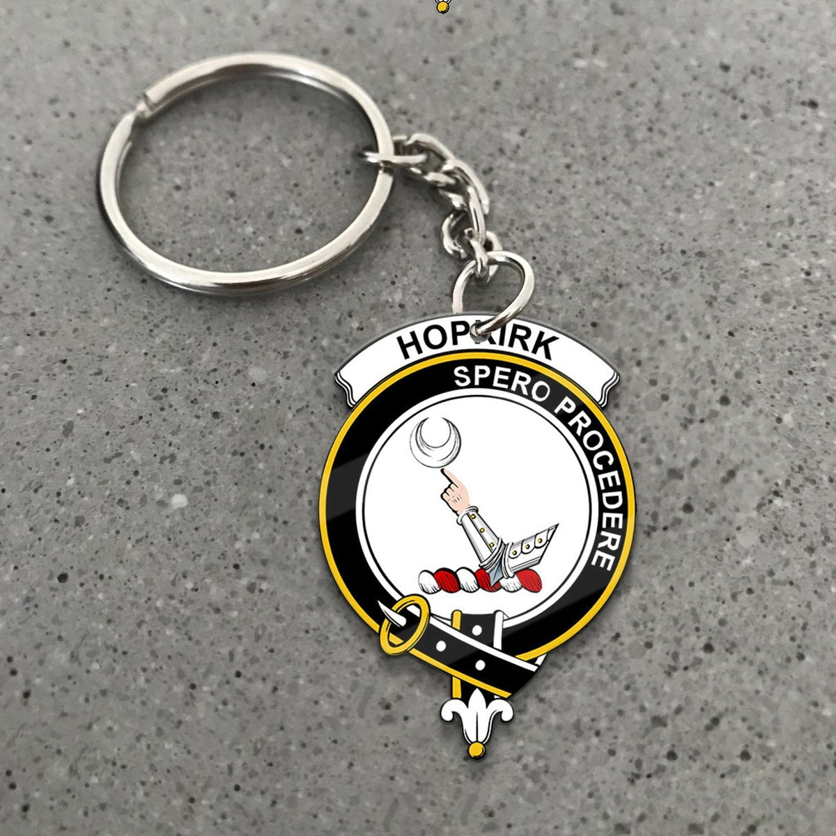 Clan Hopkirk Tartan Crest Keychain SJ80 Clan Kirk Tartan Today   