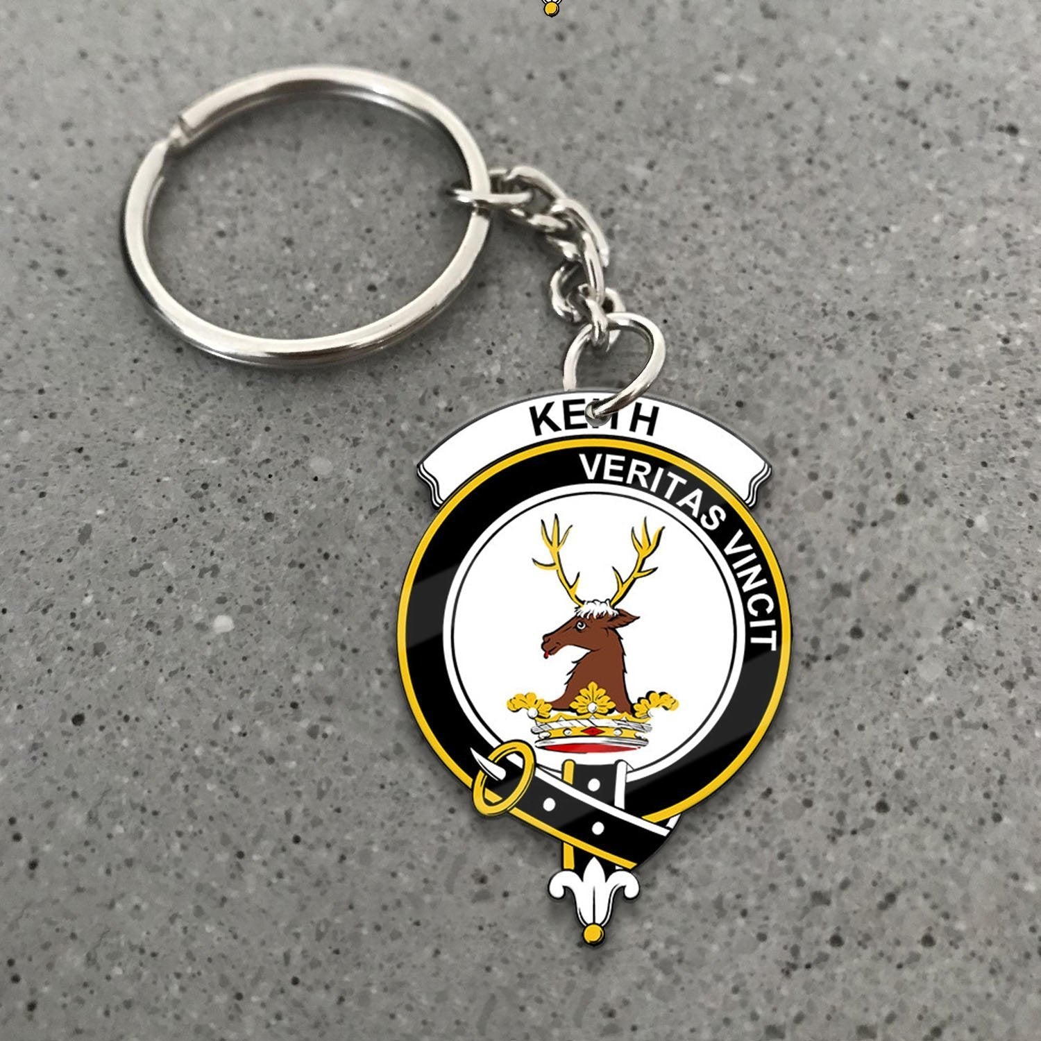 Clan Keith Tartan Crest Keychain QG48 Clan Keith Tartan Today   