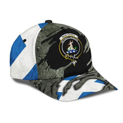 Clan Monypenny Tartan Crest Classic Cap LS35 Monypenny Tartan Tartan Cap   