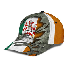 Clan Trotter Coat Of Arms - Irish Family Crest Classic Cap SD91 Trotter Coat Of Arms Irish Cap   