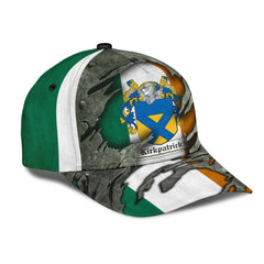 Clan Kirkpatrick Coat Of Arms - Irish Family Crest Classic Cap LG56 Kirkpatrick Coat Of Arms Irish Cap   