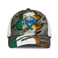 Clan Kirkpatrick Coat Of Arms - Irish Family Crest Classic Cap LG56 Kirkpatrick Coat Of Arms Irish Cap   