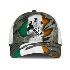 Clan Watson Coat Of Arms - Irish Family Crest Classic Cap NK37 Watson Coat Of Arms Irish Cap   