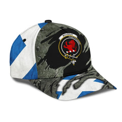 Clan Moubray Tartan Crest Classic Cap QU39 Moubray Tartan Tartan Cap   