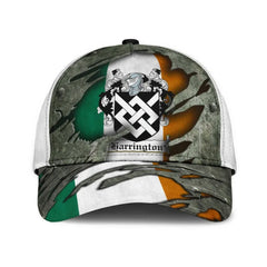 Clan Harrington Coat Of Arms - Irish Family Crest Classic Cap YG84 Harrington Coat Of Arms Irish Cap   