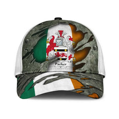 Clan Parker Coat Of Arms - Irish Family Crest Classic Cap YP10 Parker Coat Of Arms Irish Cap   