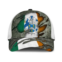 Clan Kingdon Coat Of Arms - Irish Family Crest Classic Cap TQ40 Kingdon Coat Of Arms Irish Cap   