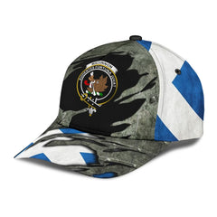 Clan MacKinnon Tartan Crest Classic Cap DD92 MacKinnon Tartan Tartan Cap   