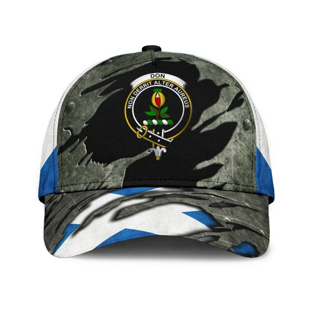 Clan Don Tartan Crest Classic Cap CM10 Don Tartan Tartan Cap   