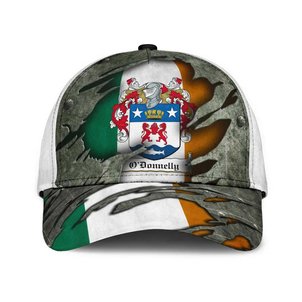 Clan Odonnelly Coat Of Arms - Irish Family Crest Classic Cap KW23 Odonnelly Coat Of Arms Irish Cap   