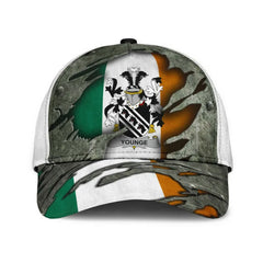 Clan Younge Coat Of Arms - Irish Family Crest Classic Cap XJ23 Younge Coat Of Arms Irish Cap   