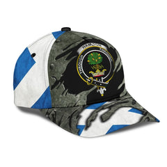 Clan Hamilton Modern Crest Tartan Classic Cap DH20 Hamilton Modern Tartan Tartan Cap   