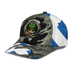 Clan Hamilton Modern Crest Tartan Classic Cap DH20 Hamilton Modern Tartan Tartan Cap   