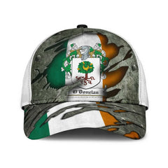 Clan Odonelan Coat Of Arms - Irish Family Crest Classic Cap ZX59 Odonelan Coat Of Arms Irish Cap   