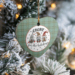 Clan Kelly Dress Tartan Tartan Crest Gnome Heart Ceramic Ornament ZI95 Kelly Dress Tartan Tartan Christmas   