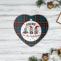 Clan Fraser Hunting Ancient Tartan Tartan Crest Gnome Heart Ceramic Ornament AK35 Fraser Hunting Ancient Tartan Tartan Christmas   